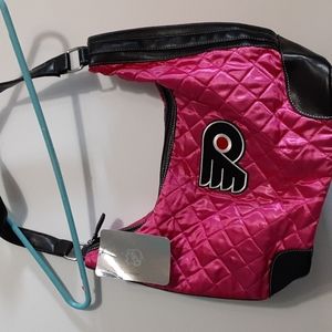 NHL PRO FAN ITY by Littlearth pink quilted handbag